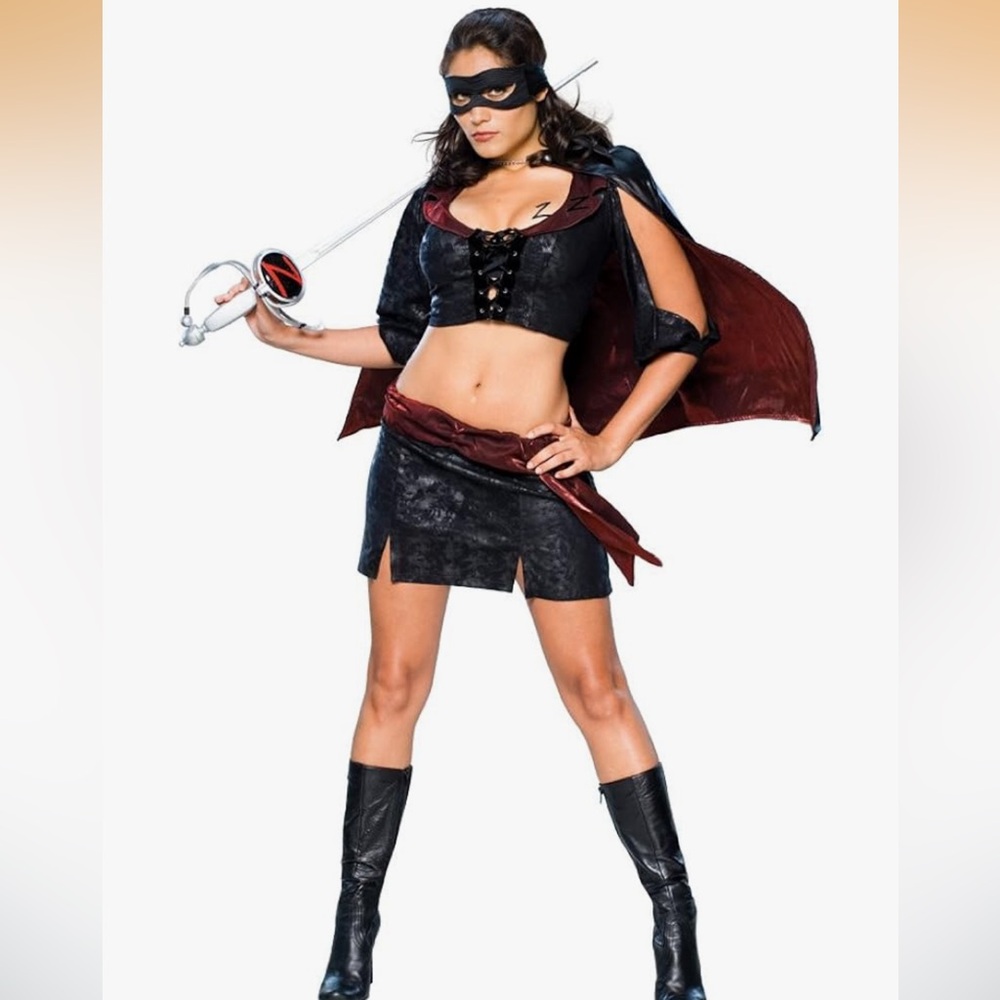 Secret Wishes Lady Zorro Costume NEW Small sexy Halloween